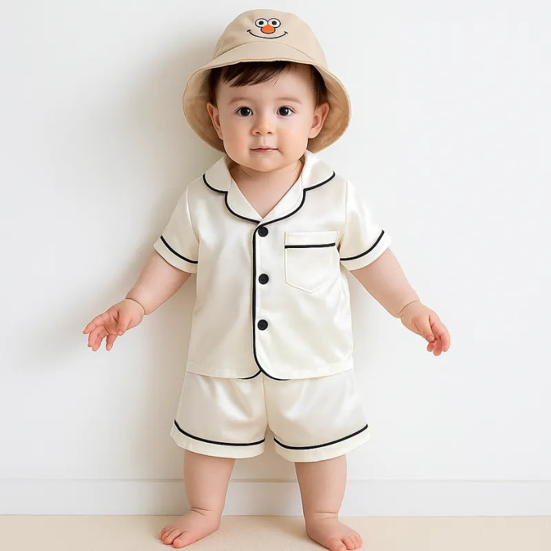 pijamas de cetim infantil