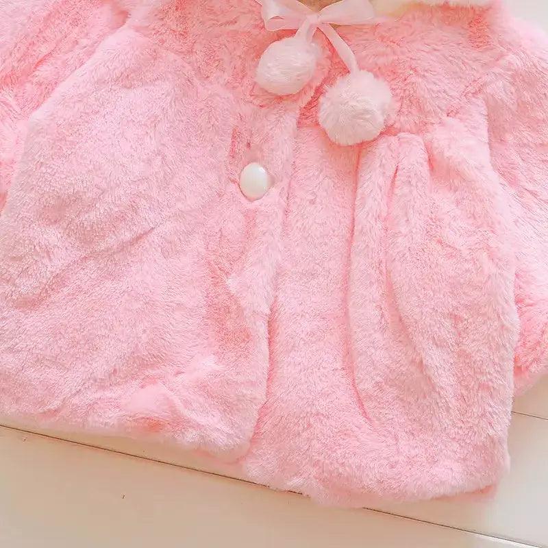 Casaco de Menina Pelúcia - Loja Conjunto Infantil