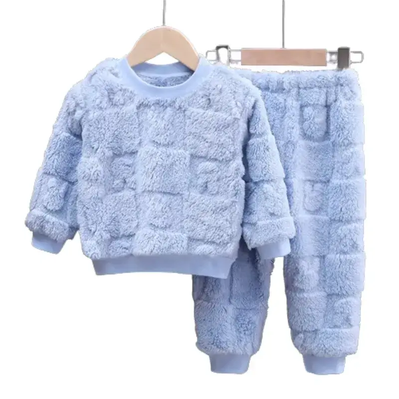 Conjunto Pijama Outono Inverno Espessado - Loja Conjunto Infantil