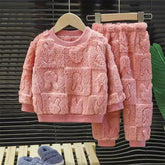 Conjunto Pijama Outono Inverno Espessado - Loja Conjunto Infantil