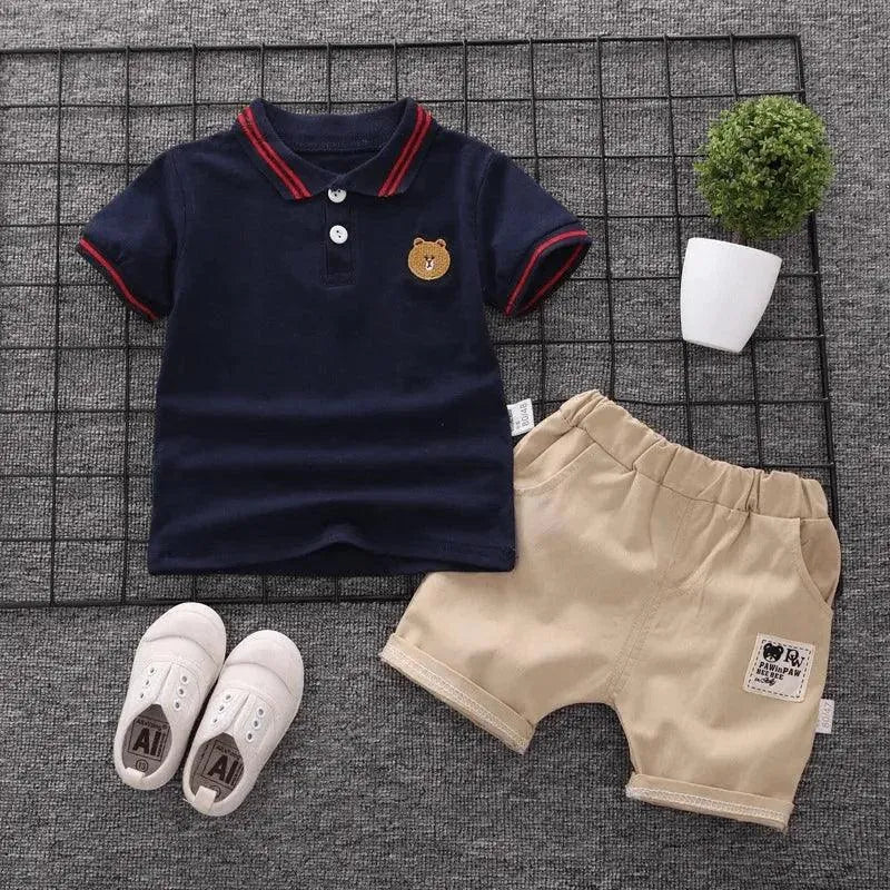 Conjuntos Infantil Camisa Polo Meninos