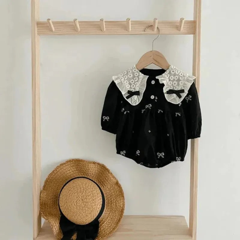 Macacao_para_Bebe_e_VestidoInfantil_Preto_Loja_Conjunto_Infantil