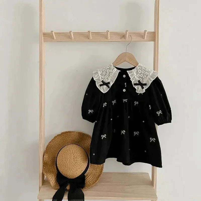 Macacao_para_Bebe_e_VestidoInfantil_Preto_Loja_Conjunto_Infantil