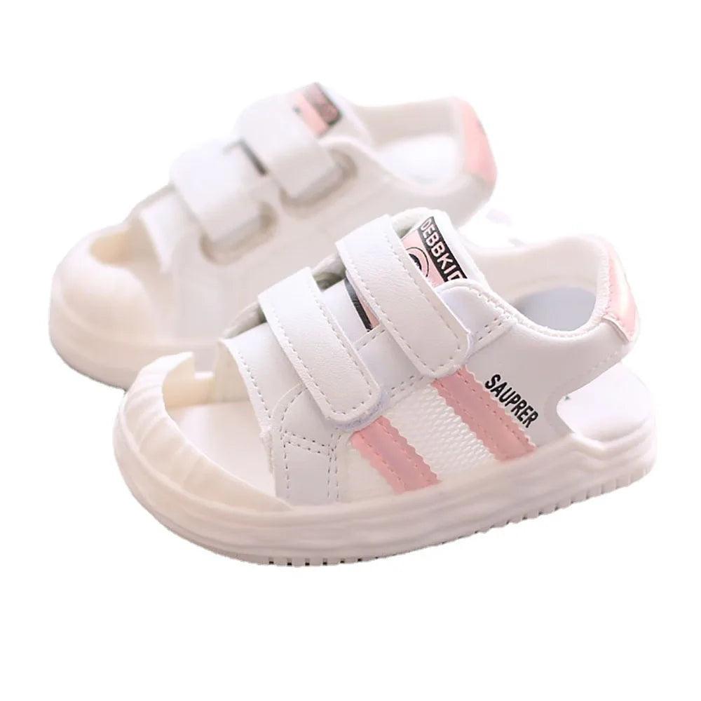 Sandália Infantil Verão de Couro Plutônio - Loja Conjunto Infantil