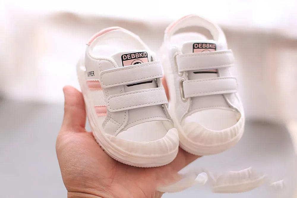 Sandália Infantil Verão de Couro Plutônio - Loja Conjunto Infantil