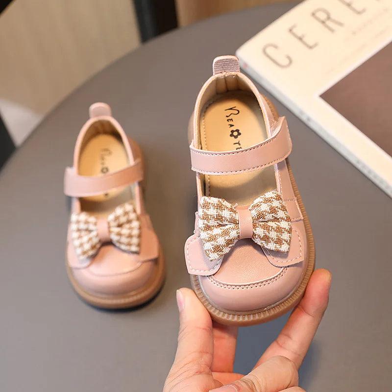 Sapatos Infantis de Couro Meninas Conforto e Estilo para Bebês