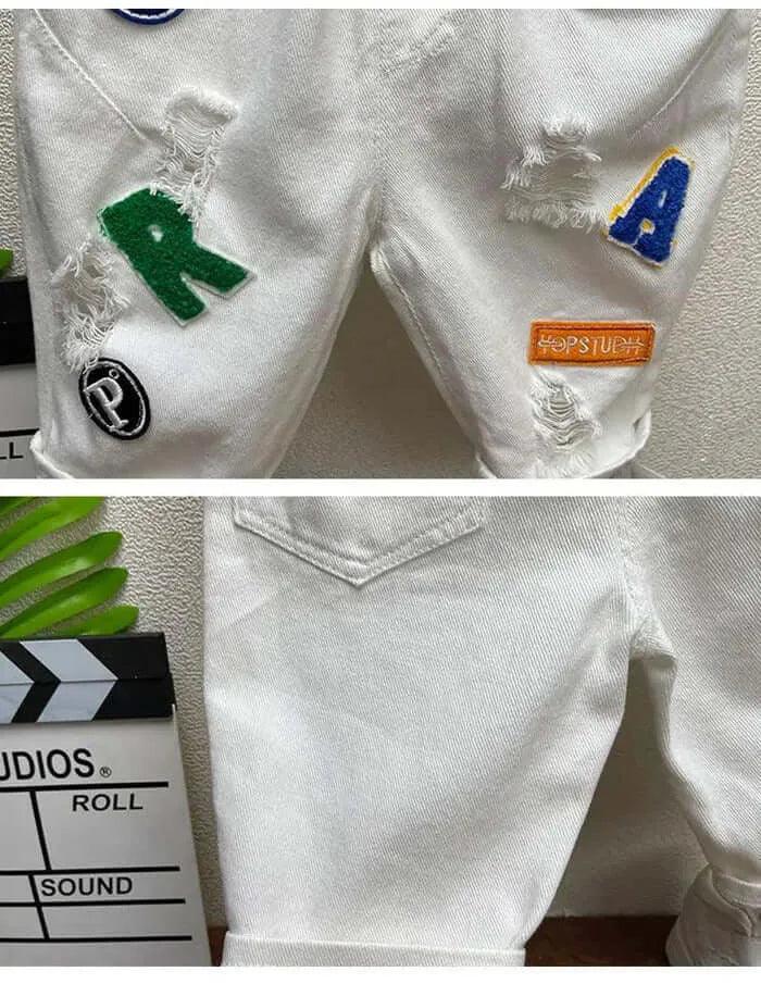 Shorts Infantis Perfurados - Loja Conjunto Infantil
