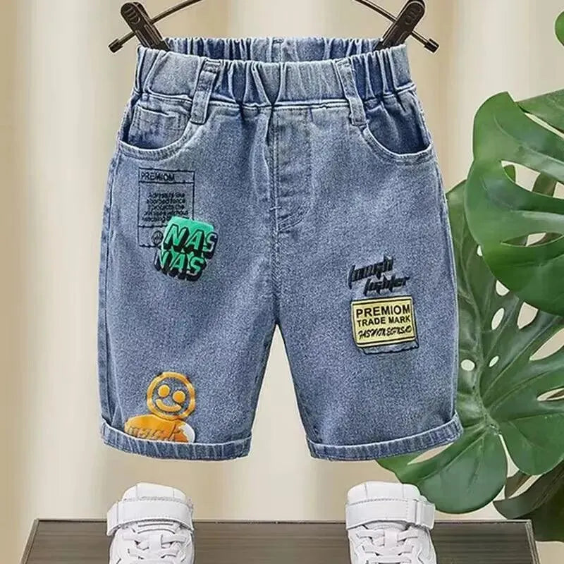 Shorts_Infantis_Verao_Meninos_Jeans