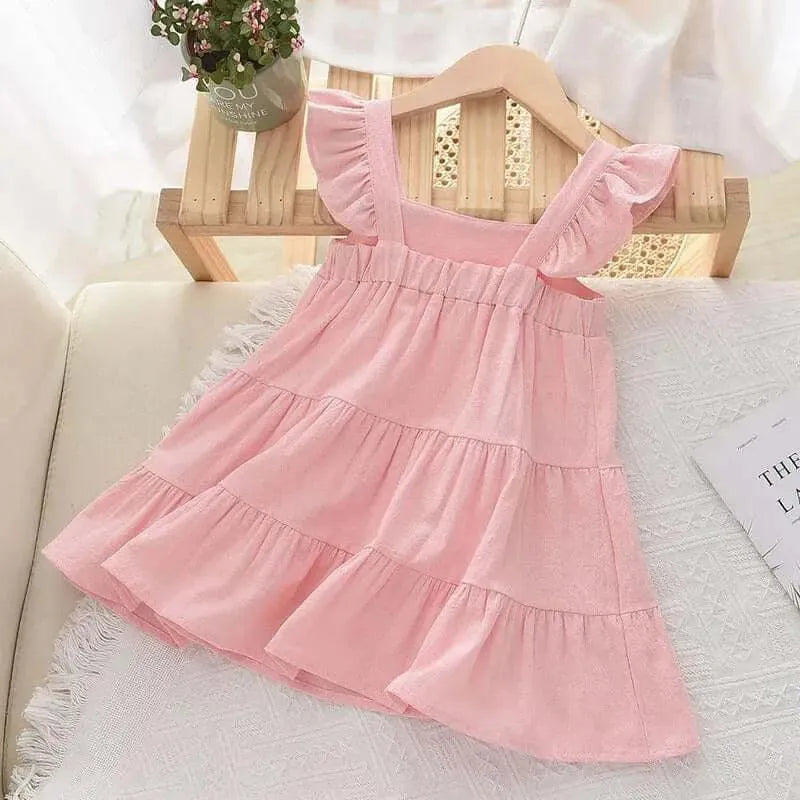 Vestido_Infantil_Rosa_Loja_Conjunto_infantil