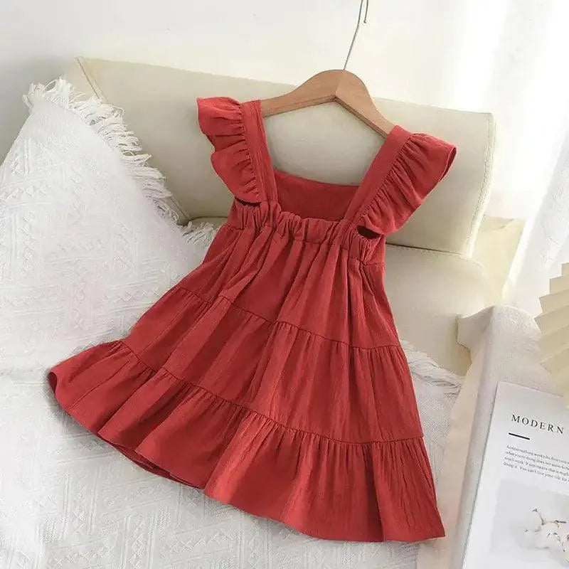 Vestido_Infantil_Vermelho_Loja_Conjunto_infantil