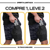 Shorts Dry-Fit™ de Compressão CJ - COMPRE 1 LEVE 2