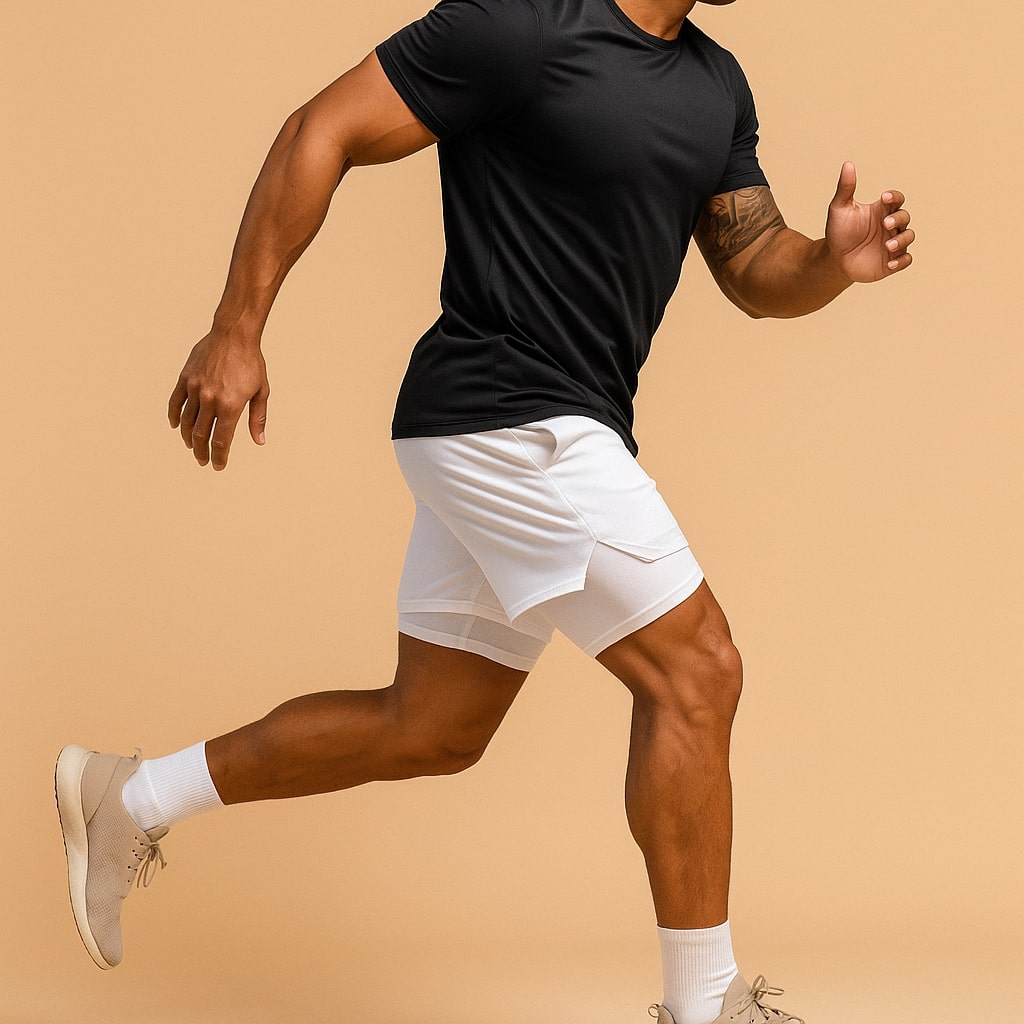 Shorts Dry-Fit™ de Compressão CJ - COMPRE 1 LEVE 2