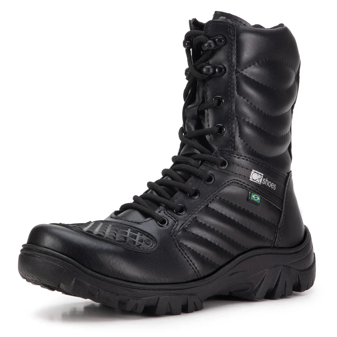 Bota Masculina Militar com Palmilha em Gel - (Promoção de Inverno 2026)