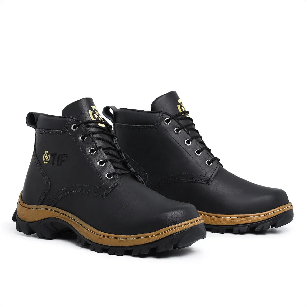 Bota Coturno Masculina com Design Robusto Estilo Sofisticado