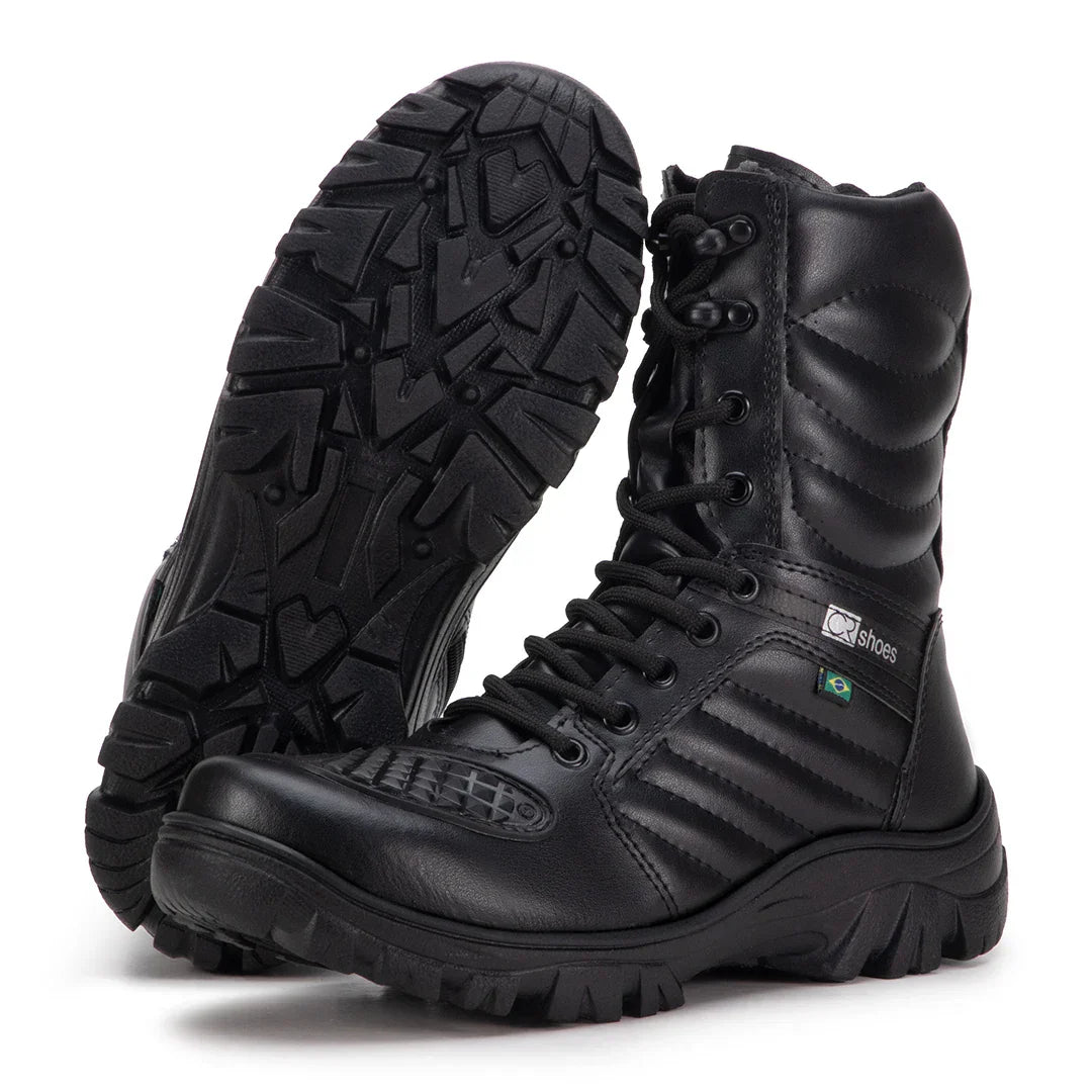 Bota Masculina Militar com Palmilha em Gel - (Promoção de Inverno 2026)
