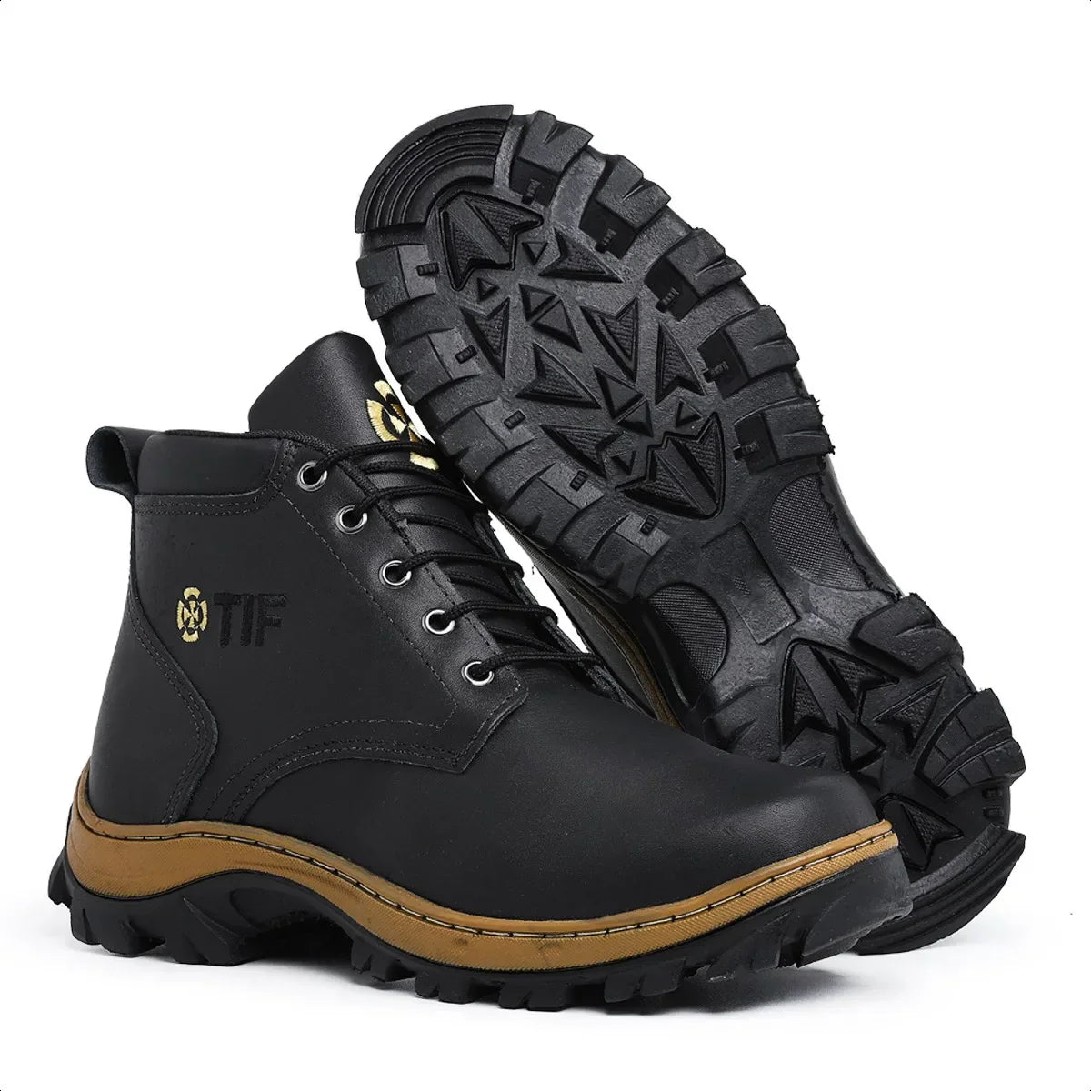 Bota Coturno Masculina com Design Robusto Estilo Sofisticado