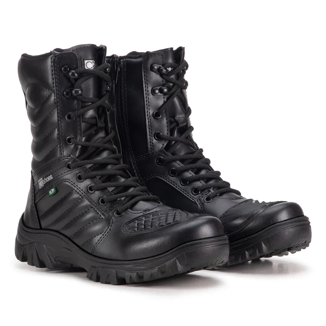Bota Masculina Militar com Palmilha em Gel - (Promoção de Inverno 2026)