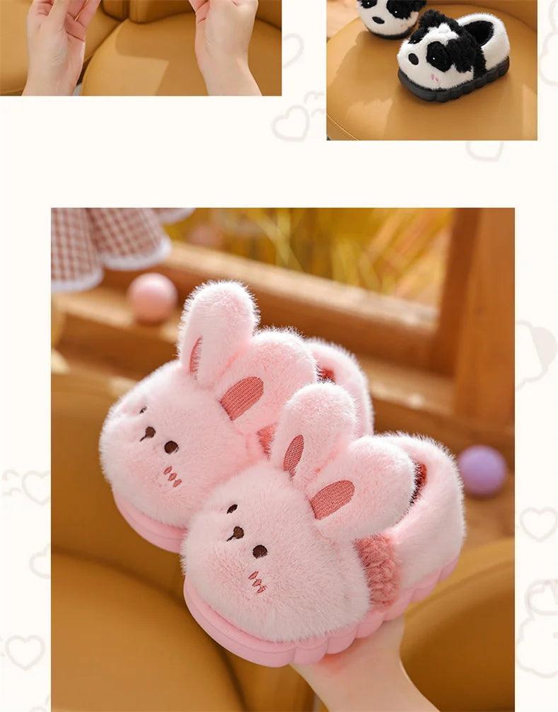 Chinelos de Pelucia Antiderrapante Inverno - Loja Conjunto Infantil