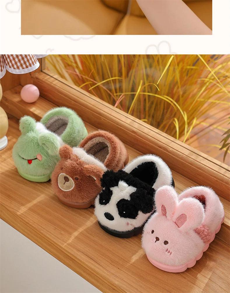 Chinelos de Pelucia Antiderrapante Inverno - Loja Conjunto Infantil