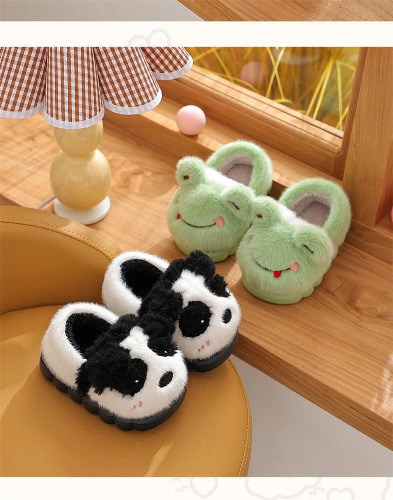 Chinelos de Pelucia Antiderrapante Inverno - Loja Conjunto Infantil