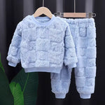 Conjunto Pijama Outono Inverno Espessado - Loja Conjunto Infantil