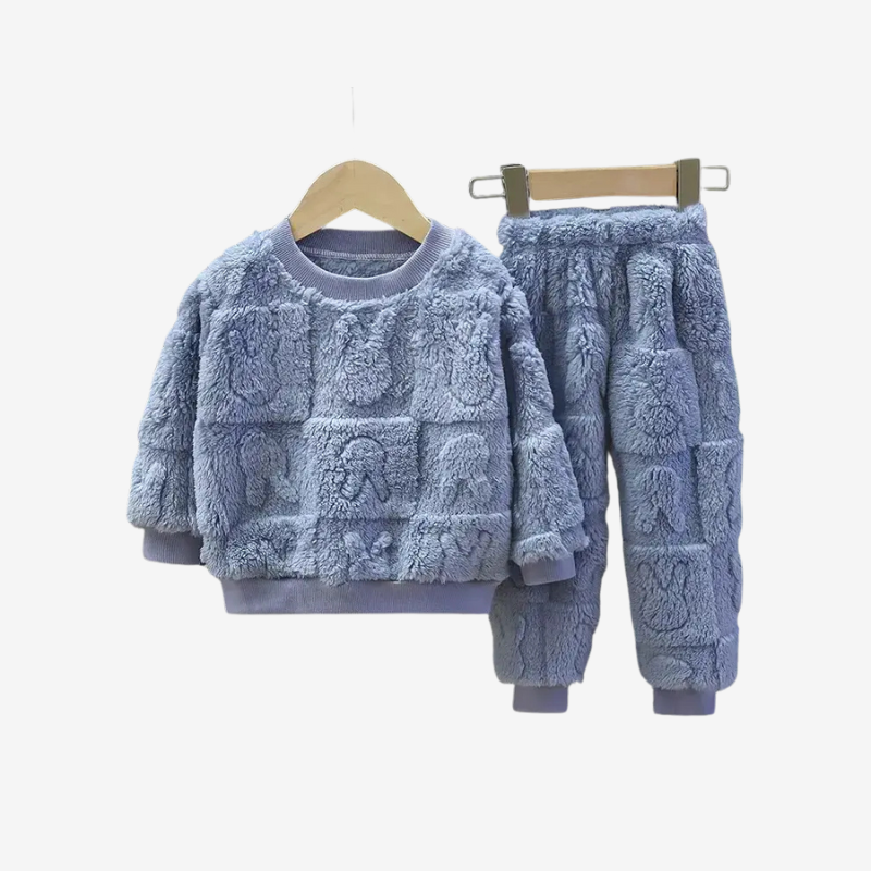 Conjunto Pijama Outono Inverno Espessado - Loja Conjunto Infantil