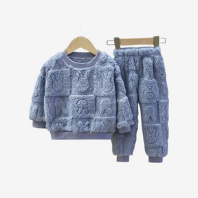 Conjunto Pijama Outono Inverno Espessado - Loja Conjunto Infantil