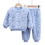 Conjunto Pijama Outono Inverno Espessado - Loja Conjunto Infantil