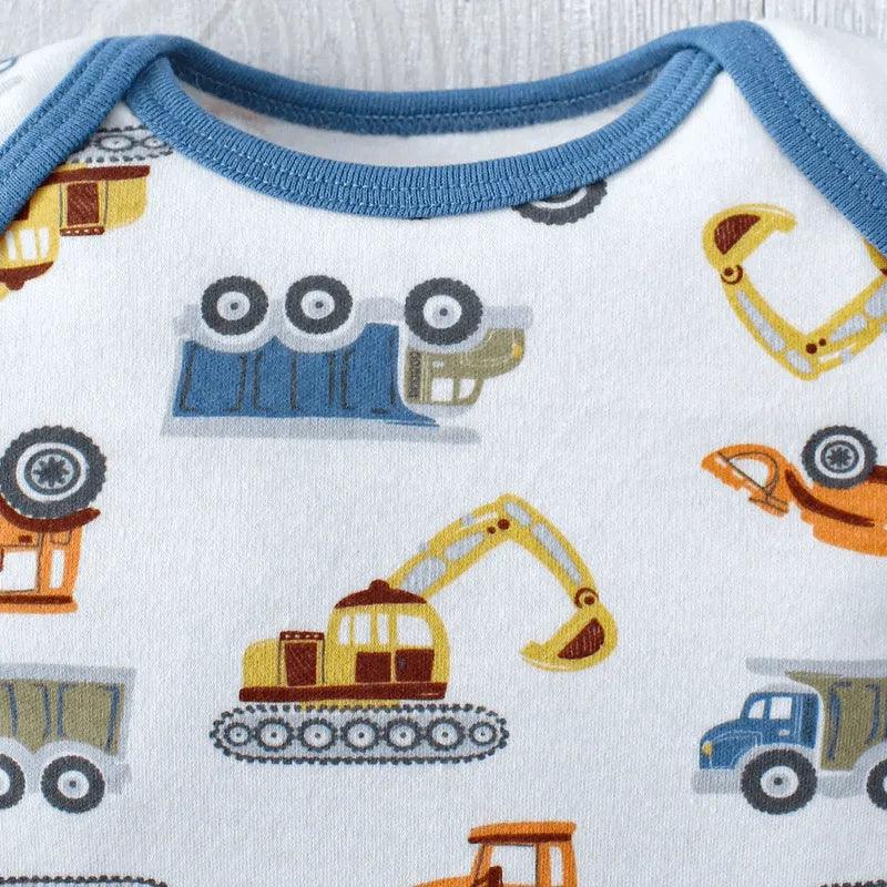 Conjunto Bodysuit 3 pçs Verão Meninos Bebê - Loja Conjunto Infantil