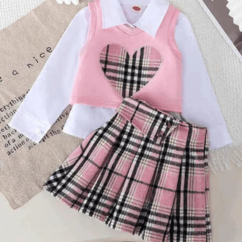 Conjunto Infantil Menina de 3 Peças - Estilo e Conforto