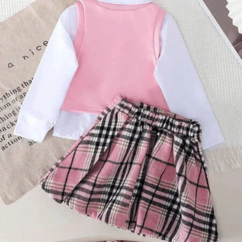 Conjunto Infantil Menina de 3 Peças - Estilo e Conforto