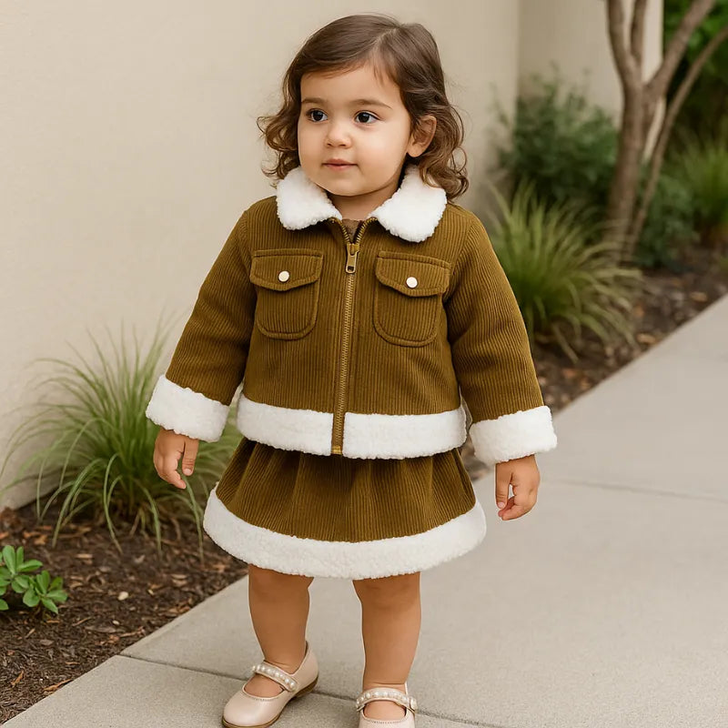 Conjunto_Infantil_Menina_saia_jaqueta_conjunto_infantil