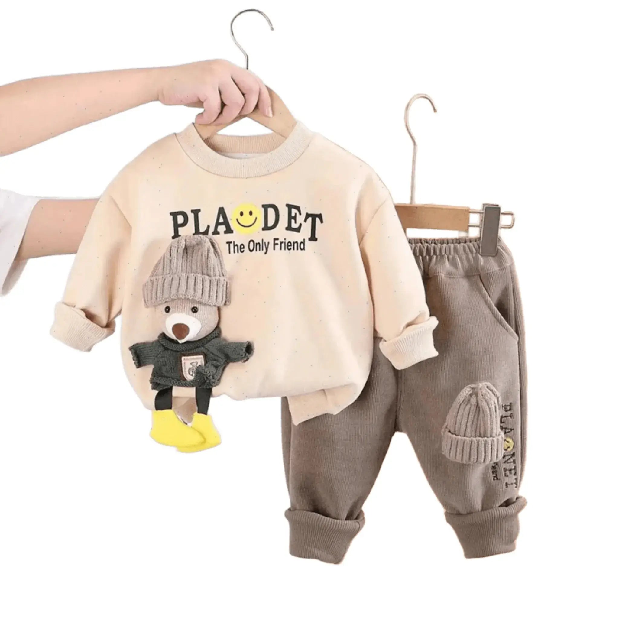 Conjunto de Roupas Infantis Outono e Inverno_Loja ConjuntoInfantil