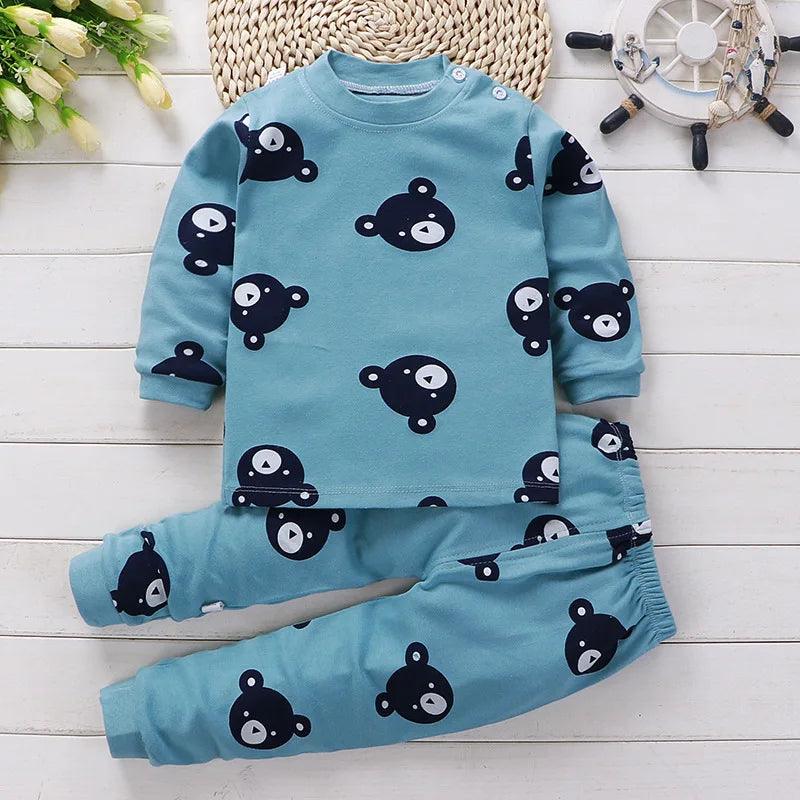 Roupa Para Bebe Menino Algodão Outono - Loja Conjunto Infantil