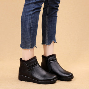 Bota Couro de Inverno Peluciado Masculino - (Promoção de Inverno 2026)