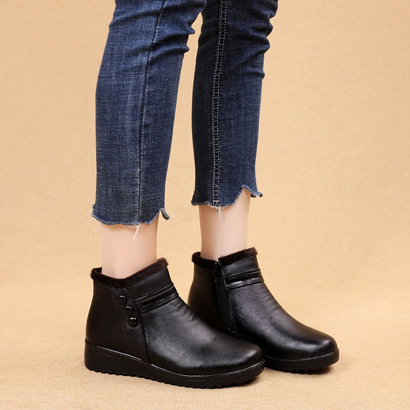 Bota Couro de Inverno Peluciado Masculino - (Promoção de Inverno 2026)