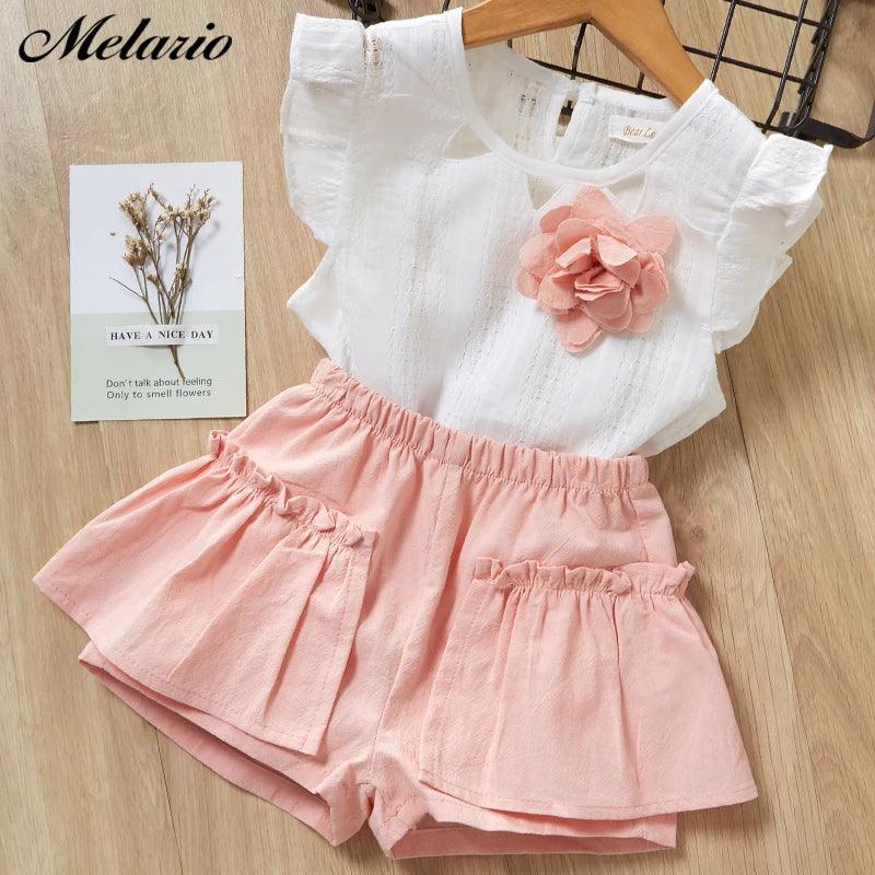 Conjunto Short e Blusa Feminino Casual - Loja Conjunto Infantil