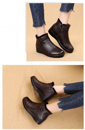 Bota Couro de Inverno Peluciado Masculino - (Promoção de Inverno 2026)
