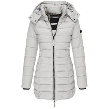 Casaco Feminino de Inverno com Capuz e Zíper - Acolhedor, Elegante e Leve