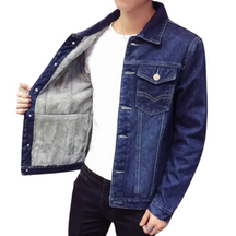 Jaqueta Jeans Masculina Peludo Style