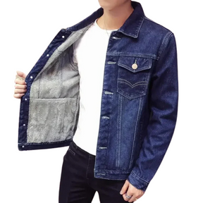 Jaqueta Jeans Masculina Peludo Style