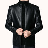 Jaqueta Masculina de Couro Michigan Elegante