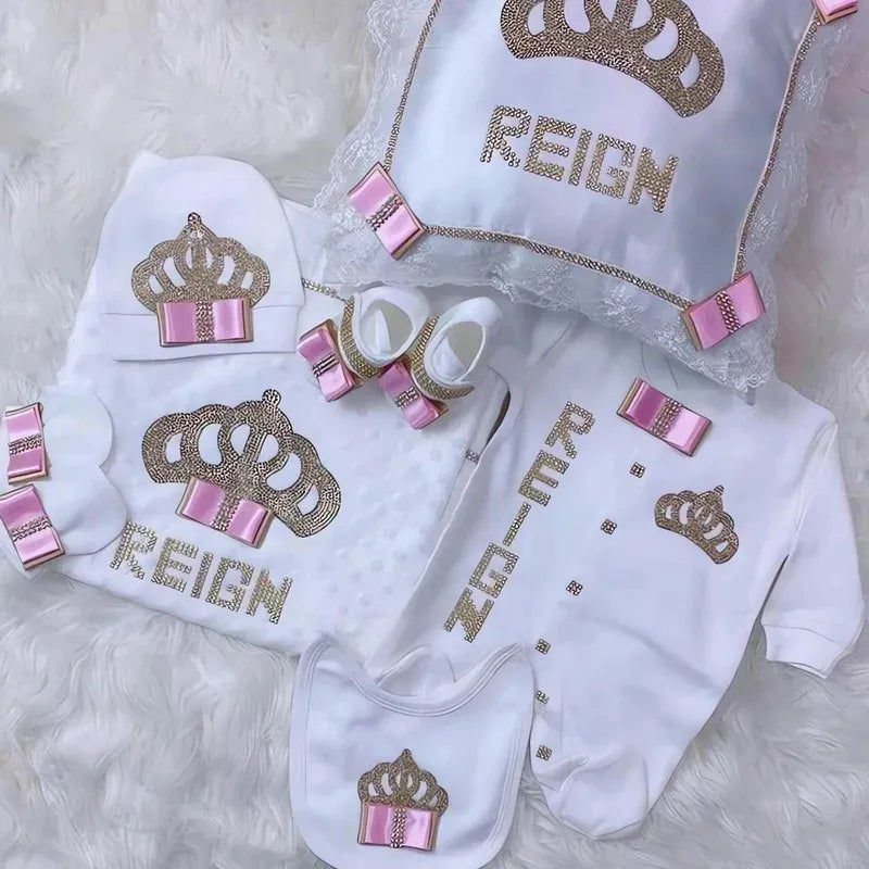 Kit_Saída_Maternidade_Luxo_Rosa Bebe_Loja_Conjunto_Infantil