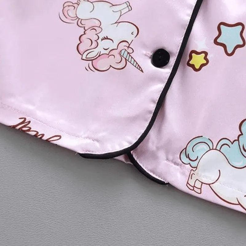 Pijama Infantil Unicórnio - Conforto e Magia para Suas Noites - Loja Conjunto Infantil