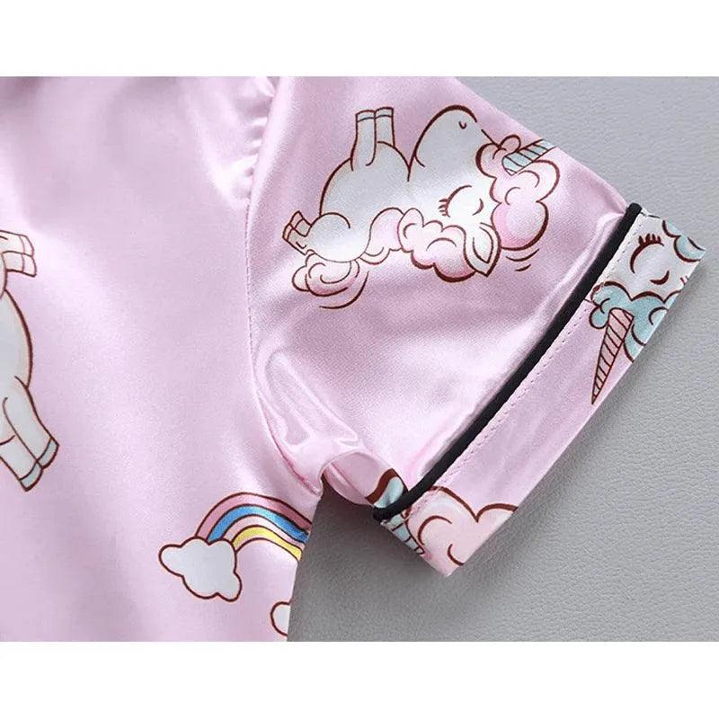 Pijama Infantil Unicórnio - Conforto e Magia para Suas Noites - Loja Conjunto Infantil