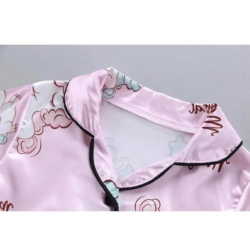 Pijama Infantil Unicórnio - Conforto e Magia para Suas Noites - Loja Conjunto Infantil