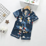 Pijamas Infantil de Cetim - Loja Conjunto Infantil