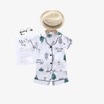 Pijamas Infantis de Seda Meninos Meninas - Loja Conjunto Infantil