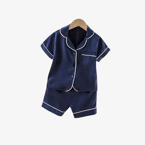 Pijamas Infantil de Cetim Meninos e Meninas - Loja Conjunto Infantil
