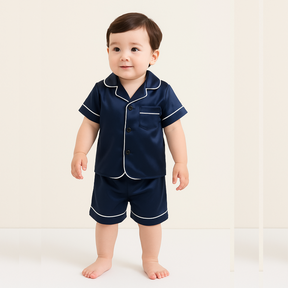 Pijamas Infantil de Cetim Meninos e Meninas - Loja Conjunto Infantil